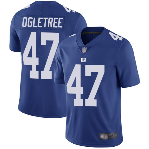 Men New York Giants 47 Alec Ogletree Royal Blue Team Color Vapor Untouchable Limited Player Football NFL Jersey